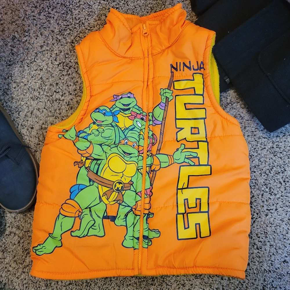 2T Ninja Turtles Puffer Vest